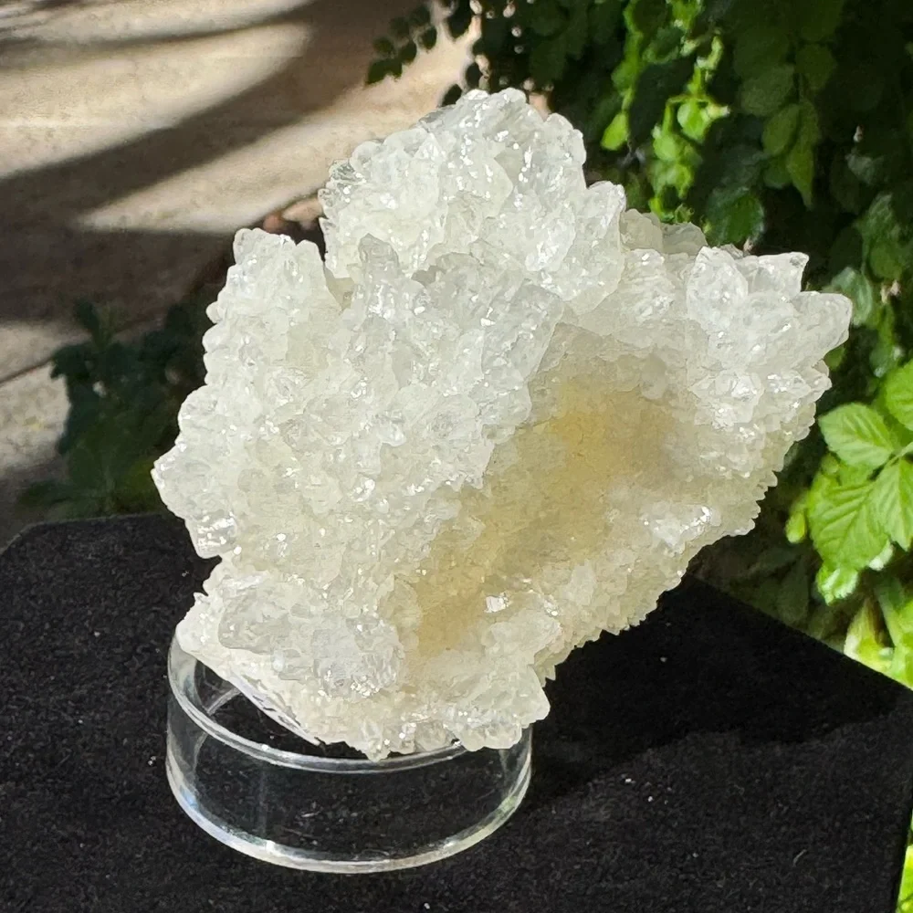 White Aragonite Cluster